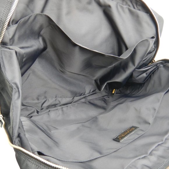 Chanel New Travel Line Briefcase Black Nylon x Leather - Picture 5 of 8